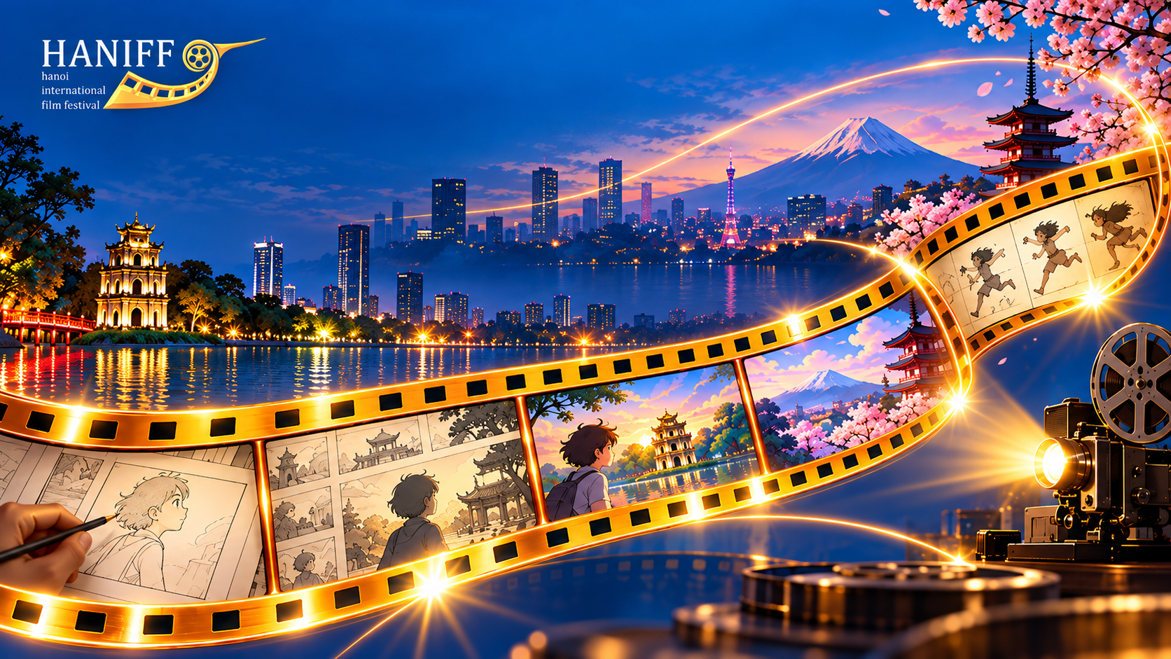 Haniff Golden Filmstrip Across Cities